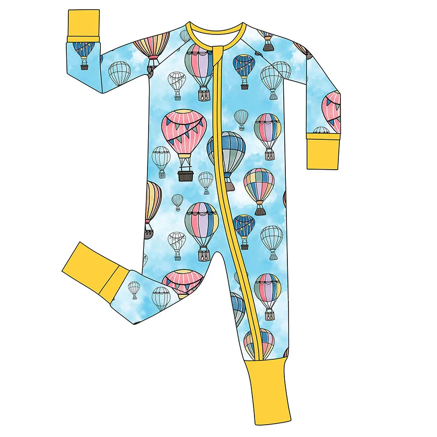 Soft Bamboo Baby Zippy Rompers Onesie Bodysuit Jumpsuit Pajamas for Newborn Infant Comfortable Breathable Clothing Manufacturer - Image 2