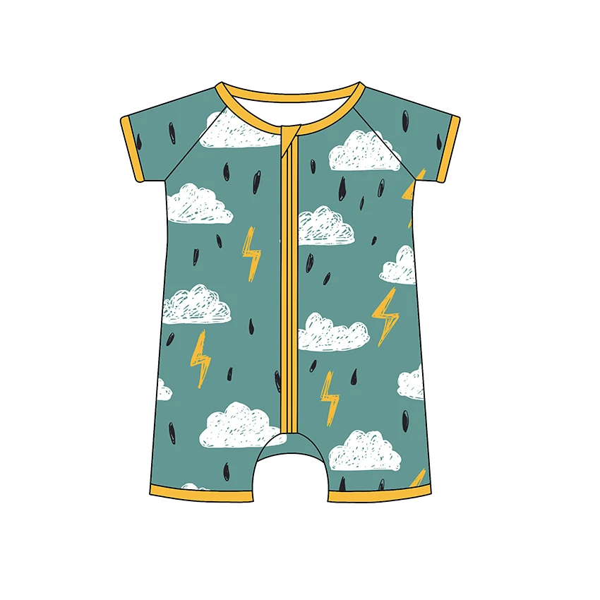 Soft Bamboo Baby Zippy Rompers Onesie Bodysuit Jumpsuit for Newborn Infant Breathable Comfortable Baby Pajamas Manufacturer - Image 2