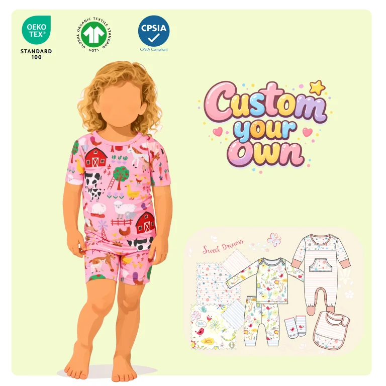 Bamboo Toddler Pajamas Clearance Bulk Wholesale Discounts for Brands (ISO 9001:2015 Certif