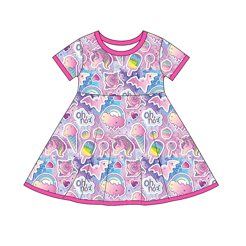 Custom Kids Bamboo Dresses for Girls Soft and Breathable Toddler Party Outfits and Casual Dresses for Daily or Event Wear - Image 2