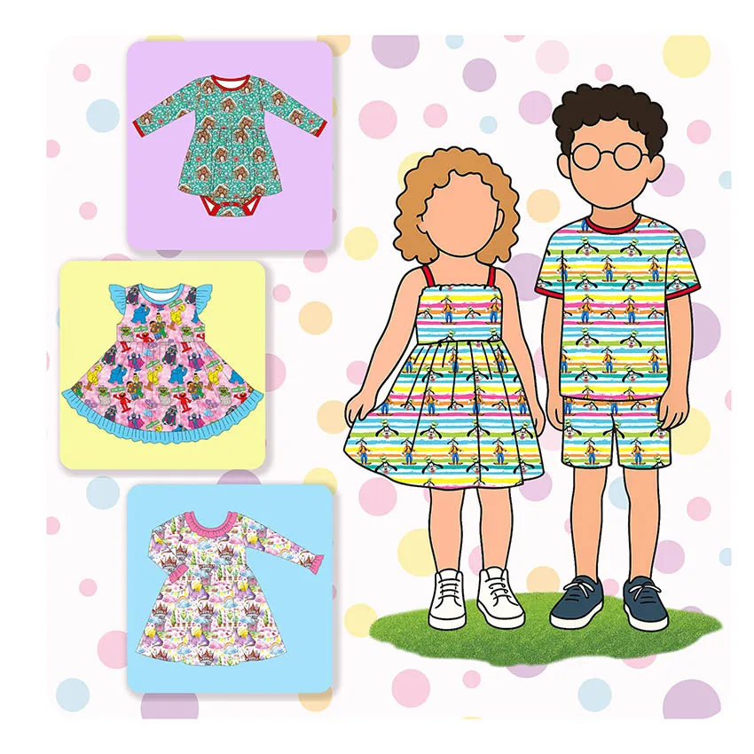 Eco-friendly bamboo mom and baby pajamas in soft, breathable fabric – perfect for B2B wholesale buyers seeking sustainable sleepwear.