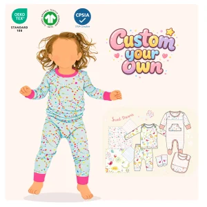 Soft Bamboo Baby Zippy Rompers Pajamas for Newborn Infant Breathable Comfortable Sleepwear Baby Clothing Custom  OEM Supplier