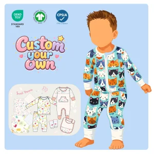 Premium Bamboo Baby Zippy Rompers Onesie Bodysuit Jumpsuit Pajamas for Newborn Infant Comfortable Manufacturer