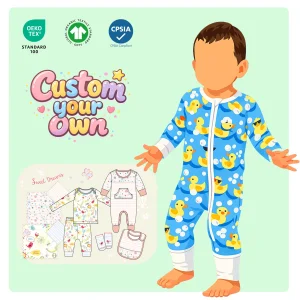 Soft Bamboo Baby Zippy Rompers Onesie Bodysuit Jumpsuit Baby Pajamas for Newborn Infant Breathable Supplier