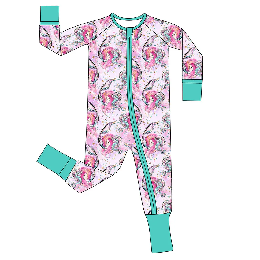 Bamboo Custom Pajamas for Baby and Toddler Soft Bamboo Baby Clothes and Rompers Comfortable Sleepwear for Children - Image 3