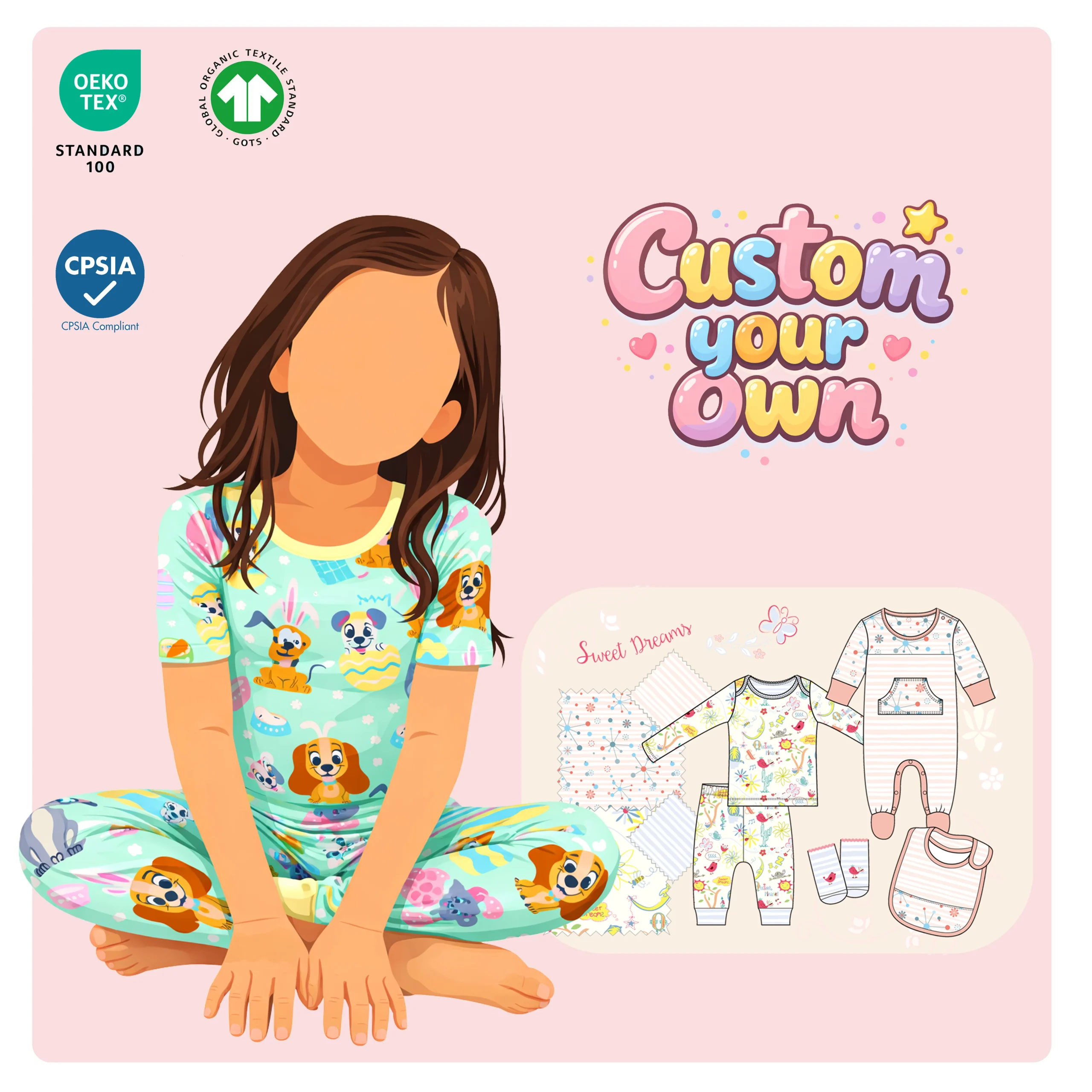Premium Bamboo Baby Zippy Rompers Onesie Bodysuit Jumpsuit Pajamas for Newborn Infant Soft Comfortable Manufacturer