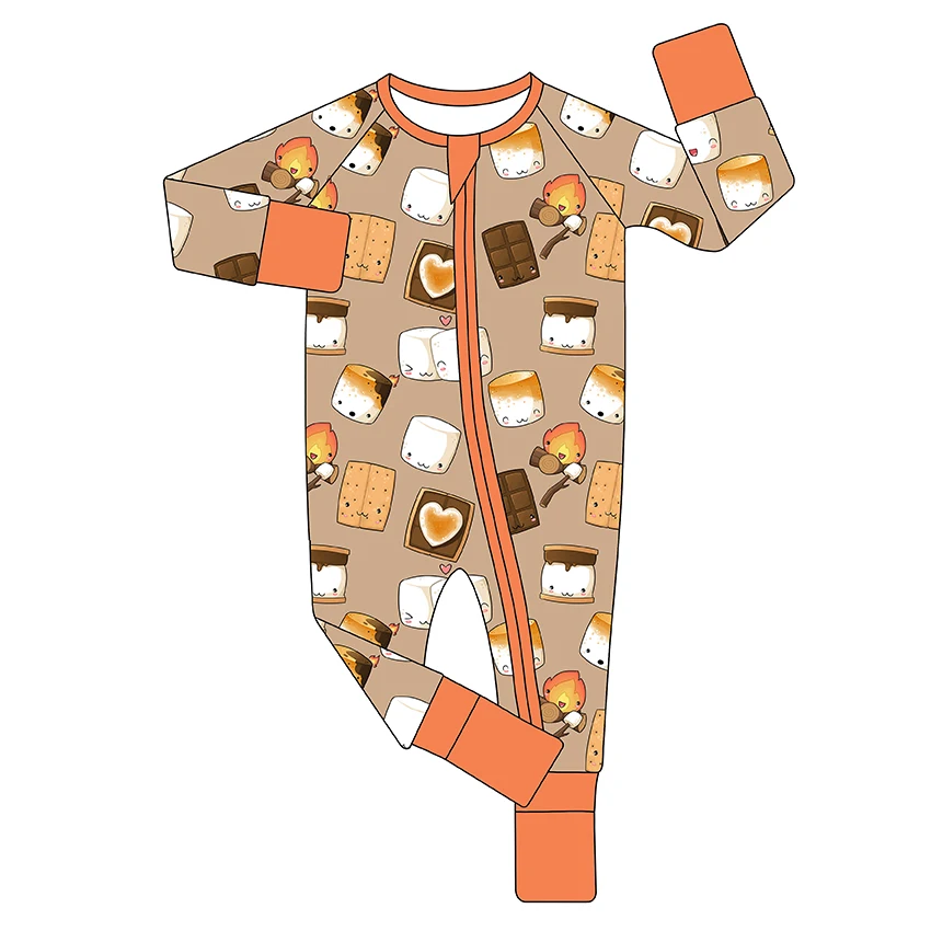 Premium Bamboo Baby Zippy Rompers Onesie Bodysuit Jumpsuit for Newborn Infant Soft Breathable Sleepwear Supplier - Image 4