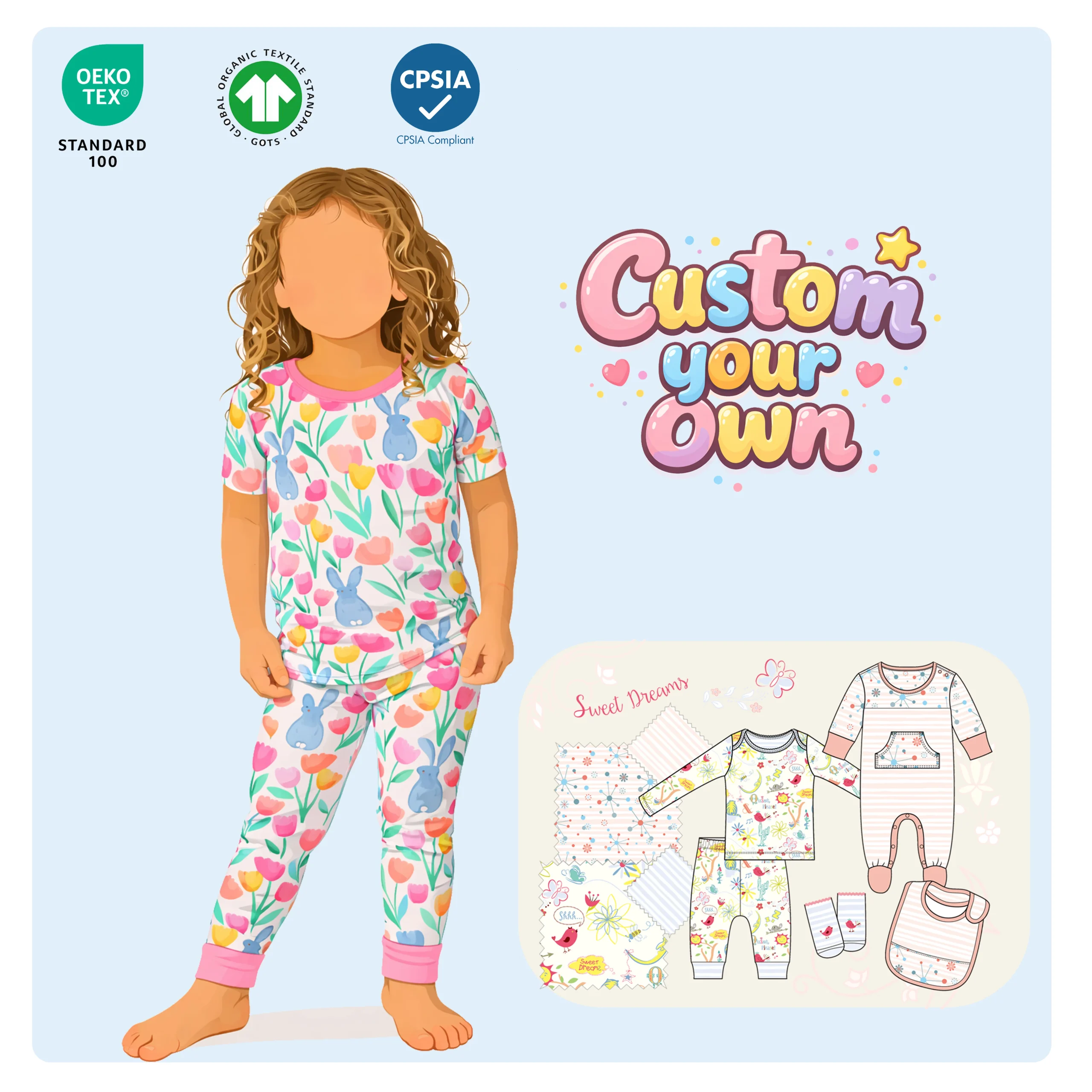 Soft Bamboo Baby Zippy Rompers Pajamas for Newborn Infant Breathable Comfortable Sleepwear Multiple Styles Custom Logo OEM
