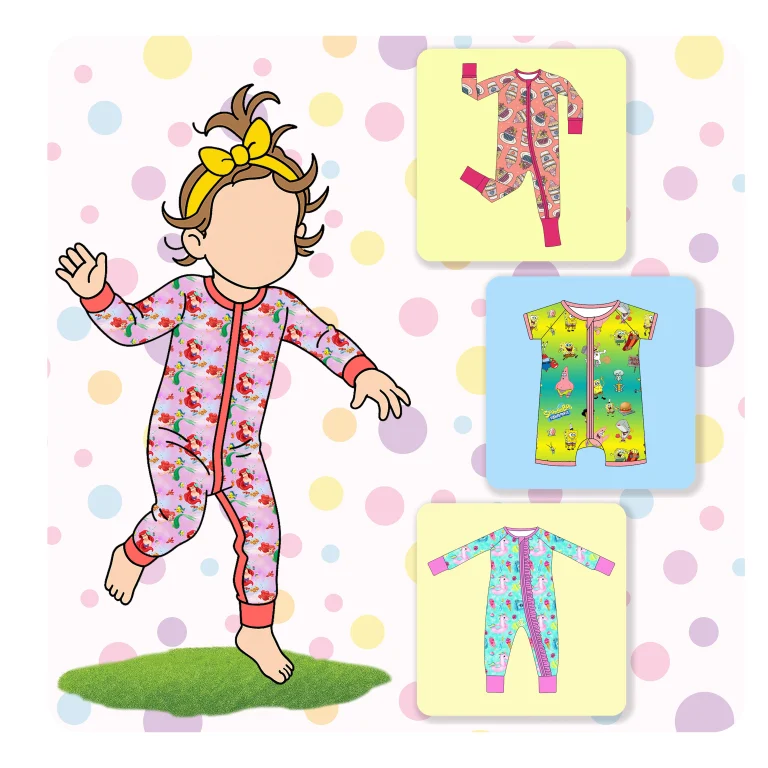 Contract Baby Zipper Pajamas Manufacturing Low MOQ Factory & OEKO-TEX Standard 100 Safety