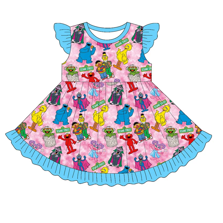 Custom Kids Bamboo Dresses for Girls Soft and Breathable Toddler Party Outfits and Casual Dresses for Daily or Event Wear - Image 3