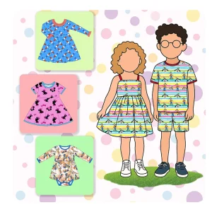 Stylish Girls Dresses Fashionable Outfits for Kids Custom Girl Dress Wholesale for Parties Birthdays and Everyday Use