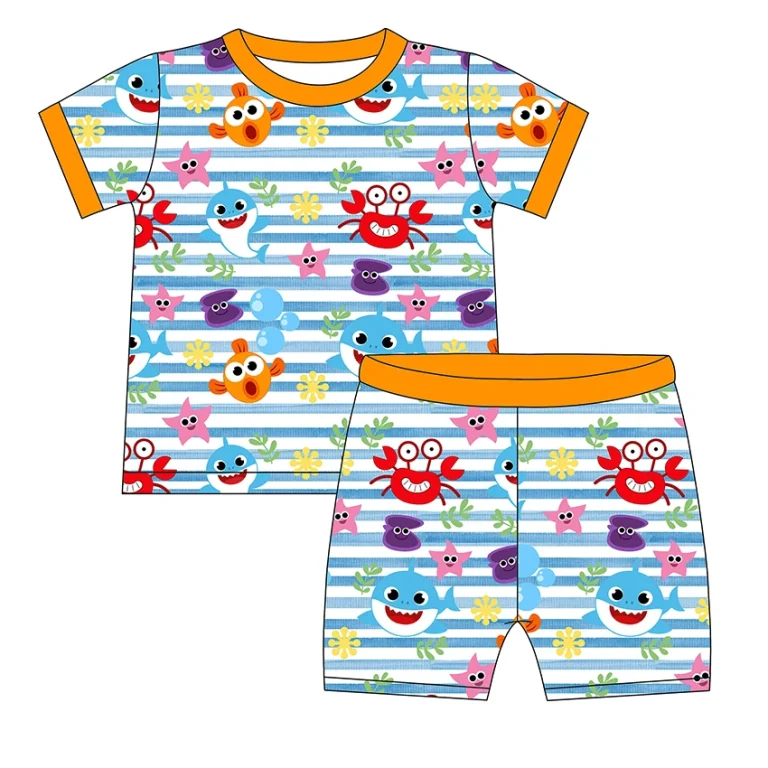 Eco-Luxury Bamboo Box Wholesale Sleepers Zippy Pajamas Print Bamboo Toddler Blind Clothes