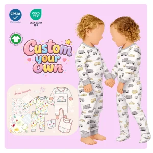 Organic Bamboo Baby Zippy Rompers Onesie Bodysuit Jumpsuit Pajamas for Newborn Infant Soft Breathable Sleepwear Supplier