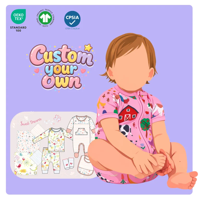 China BSCI Audited Factories Wholesale Closure Zipper Baby Romper Low MOQ Factory