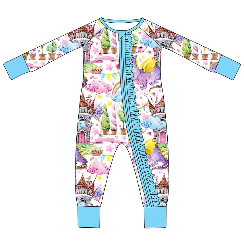 Wholesale Baby Bamboo Jumpsuit and Romper Set Soft Bamboo Pajamas Onesie Outfit for Newborns Custom Breathable Infant Wear OEM - Image 3
