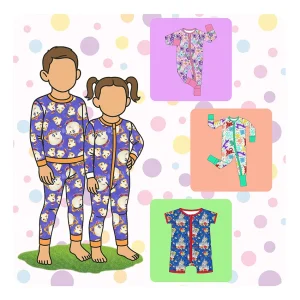 Mommy and Me Outfits Set Baby Girl Clothes 0-3 Months Soft Muslin Baby Wear Bamboo Zippy Romper Matching Family Look OEM