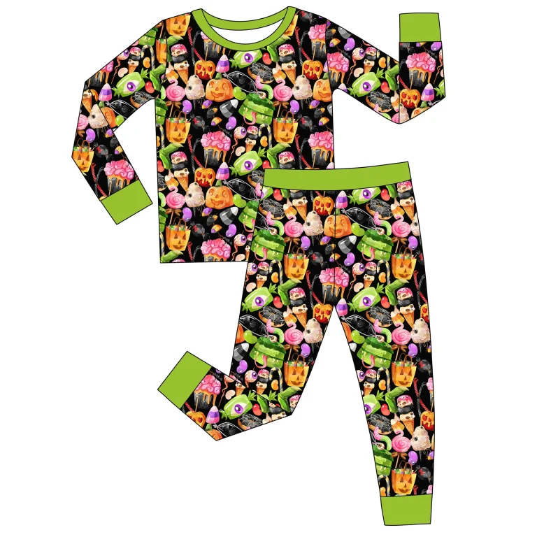 Mass Production Bamboo Characters Pajamas Eco-friendly Scalable Solutions for Big Brands