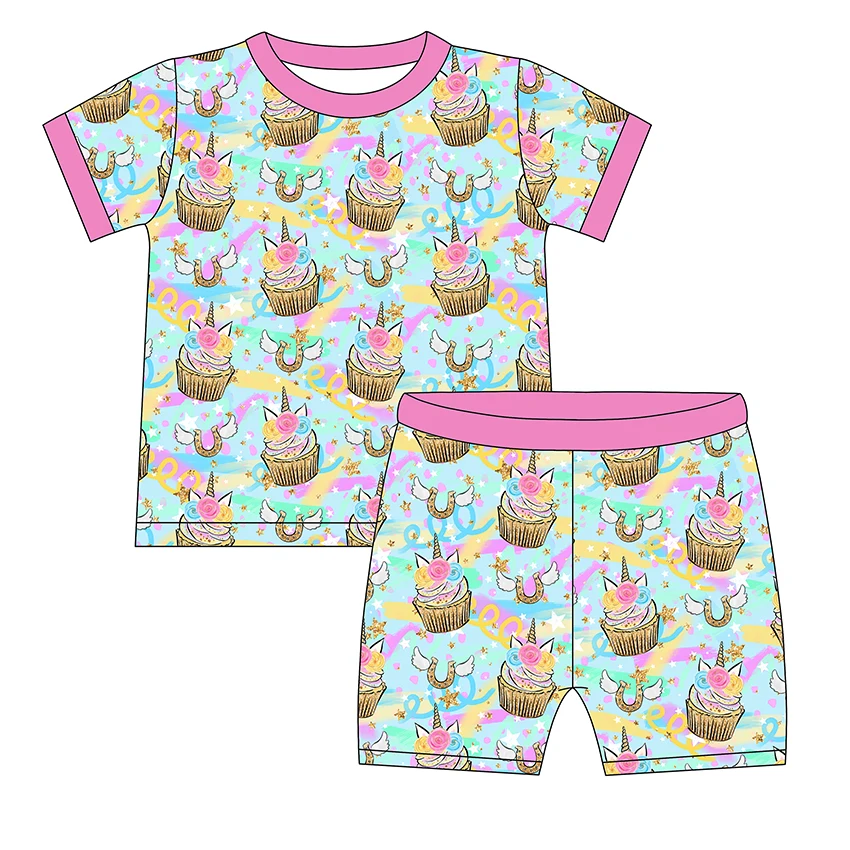 Soft Bamboo Viscose Baby Pajama Set Breathable Bamboo Clothes Comfortable Sleepwear for Children OEM Custom Pajamas Supplier - Image 2