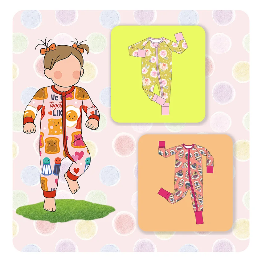Custom Baby Romper and Bamboo Pajamas Set Soft Breathable Baby Clothes for Newborn and Toddler OEM Infant Sleepwear Manufacturer