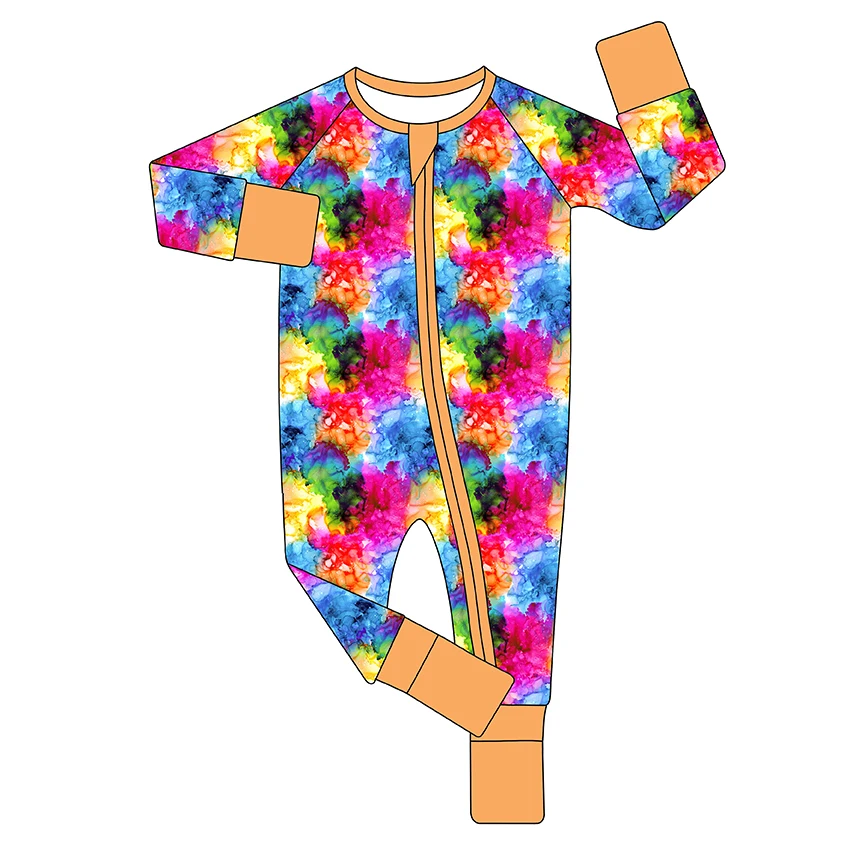 Bamboo Zippies and Footie for Baby Boys Rompers and Pajamas Set Cozy Onesies Baby Clothes Custom OEM Toddler Outfit Supplier - Image 3