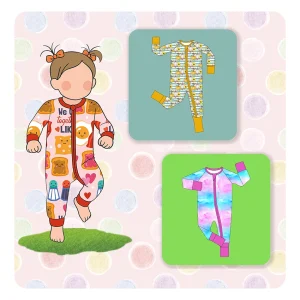 Ultra-Soft Bamboo Toddler Pajamas Cozy Sleeper Set with Adorable Baby Romper Jumpsuit Breathable Nightwear Custom OEM Available